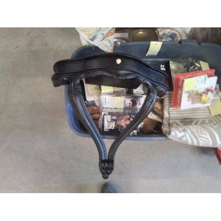 ÉTAGÈRE NOIRE 1T BOIS