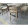 5/TR106-TABOURET DE BAR TECK  