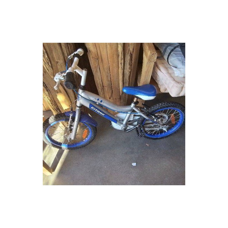 VELO ENFANT GITANE BLEU GRIS