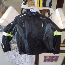 BLOUSON MOTO IXON 2 XL NOIR JAUNE