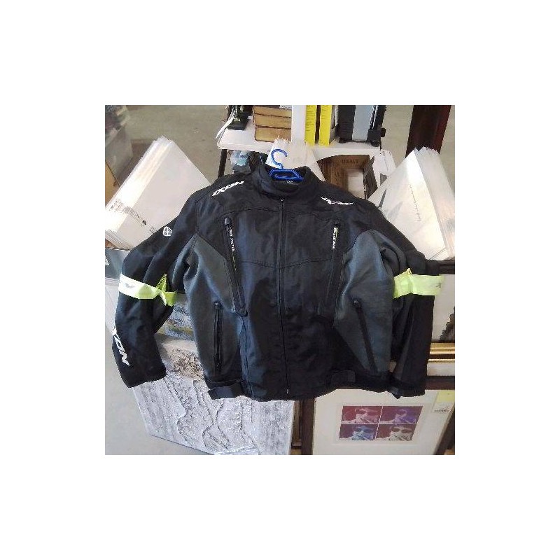 BLOUSON MOTO IXON 2 XL NOIR JAUNE