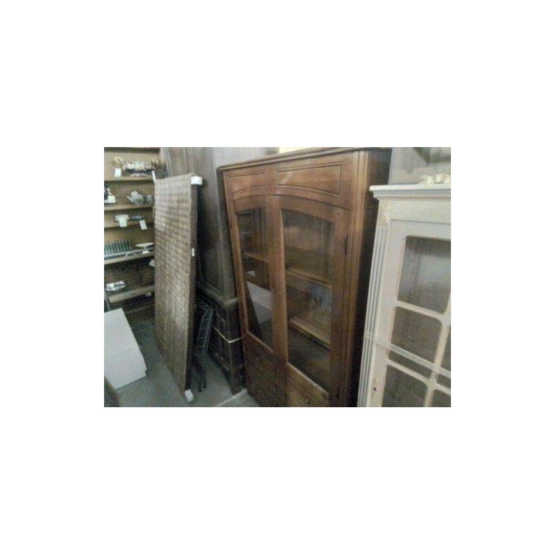 VITRINE MERISIER 2PV 3T + CLÉ C8