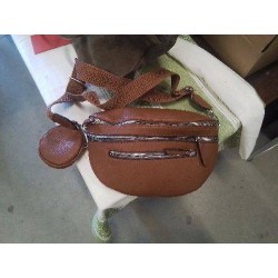 SAC MARRON PORTE MONNAIE ROND 
