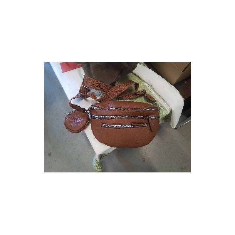 SAC MARRON PORTE MONNAIE ROND 