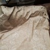 RIDEAU TOILE DE JOUY BEIGE ANGELOTS MOTIF FLORAL DOUBLE  2.80/2.20M
