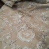 RIDEAU TOILE DE JOUY BEIGE ANGELOTS MOTIF FLORAL DOUBLE  2.80/2.20M