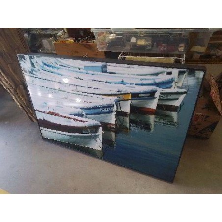 CADRE REPRO PHOTO BATEAUX ENNEIGÉS 
