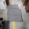 TAPIS NOIR ET BLC LOSANGES