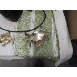 CRABE CENDRIER LAITON