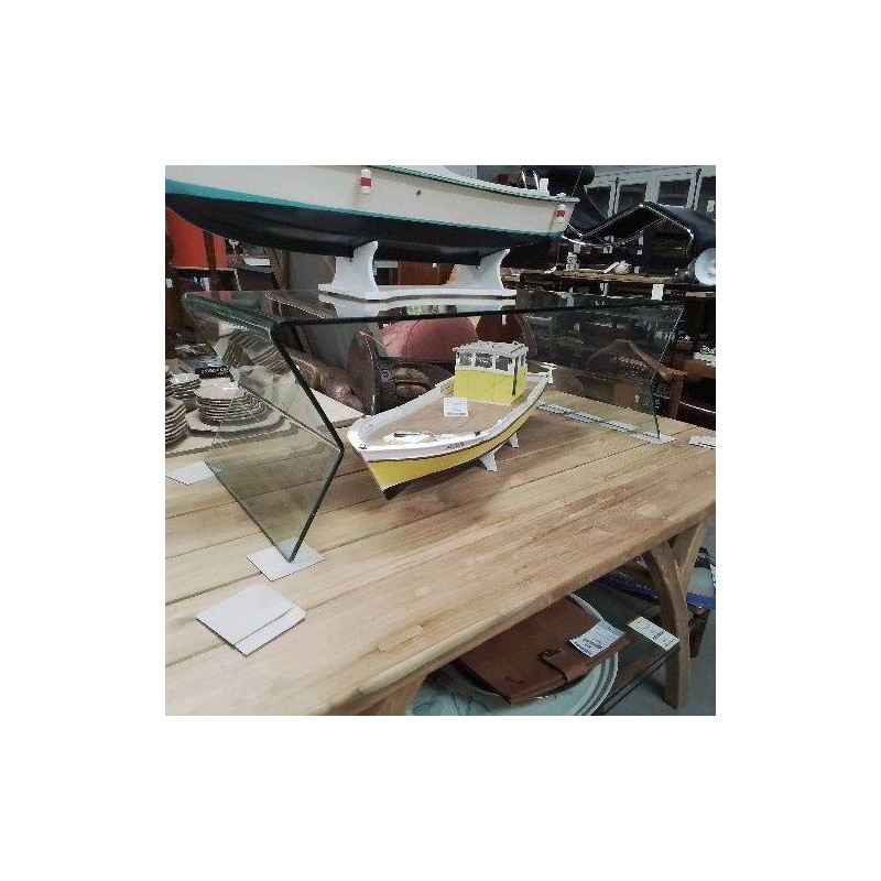 TABLE BASSE DESIGN VERRE