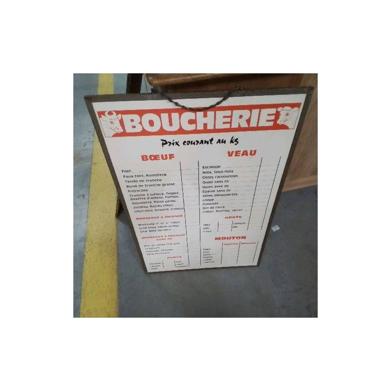 PANNEAU BOUCHERIE