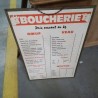 PANNEAU BOUCHERIE