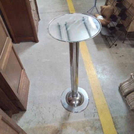 SELLETTE METAL CHROMÉ MIROIR