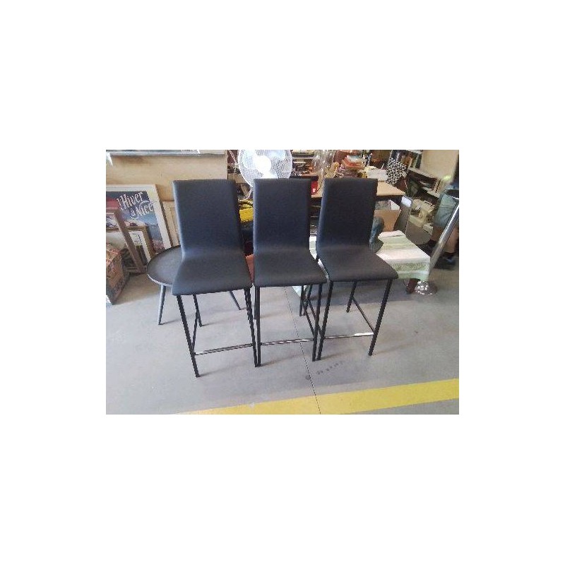 TABOURET SKAI NOIR 