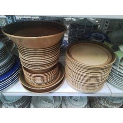 ENS VAISSELLE GRES VINTAGE 50 PIECES