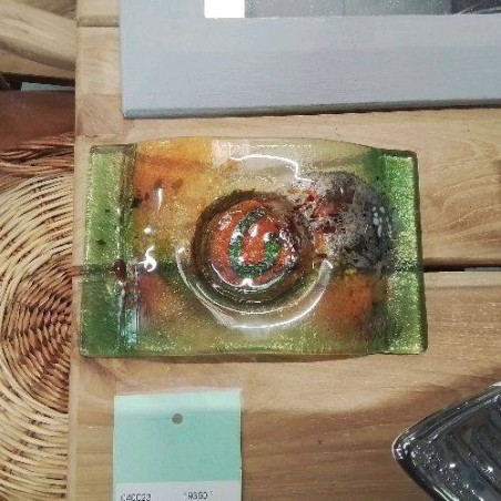 VIDE POCHE INCURVÉ VERT ORANGE