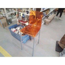 CHAISE HAUTE ORANGE DOMITALIA