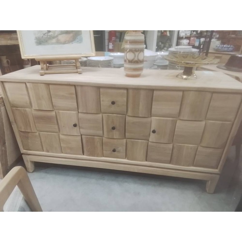 31//BUFFET TECK DAMIER MM 150*45*80 CM
