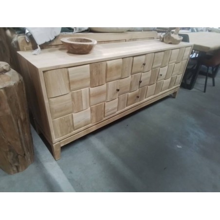 32//BUFFET TECK DAMIER GM 200*45*80