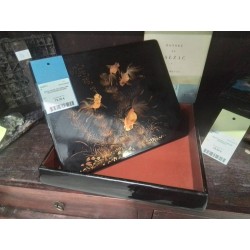 BOITE LAQUEE RECTANGULAIRE DECOR POISSONS DORES