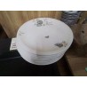 LOT 12 ASS IETTES DECOR FLEURI PORCELAINE