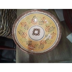 BOL LUNÉVILLE ORANGE MOTIFS COULEURS 