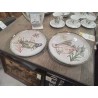 ENS 4 ASSIETTES ÉMAILLÉES POISSON