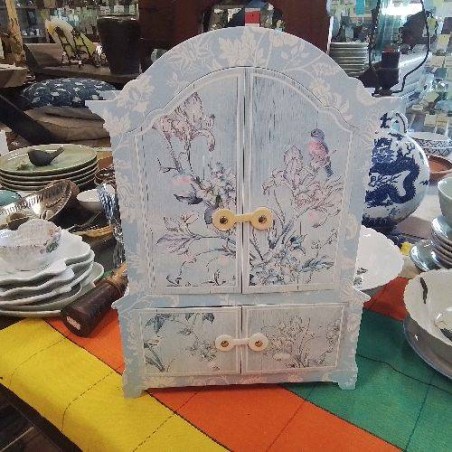 ARMOIRETTE BOITE CALENDRIER DE L AVENT DECO OISEAUX A REMPLIR