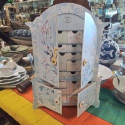 ARMOIRETTE BOITE CALENDRIER DE L AVENT DECO OISEAUX A REMPLIR