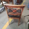 FAUTEUIL DE BUREAU ANCIEN ACAJOU ASSISE CAPITONNEE
