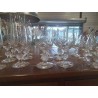 LOT 6 VERRES A VIN CRISTAL CISELÉ 