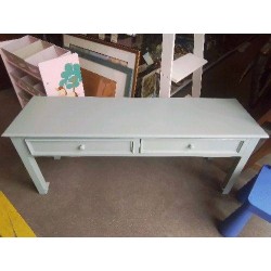 DESSERTE BASSE BANC TURQUOISE