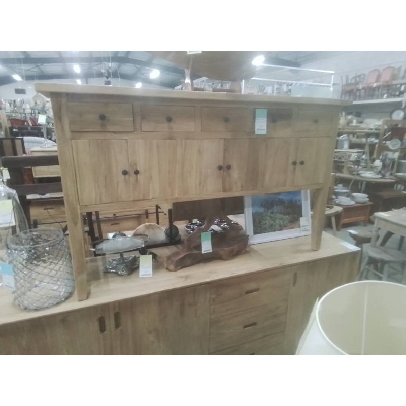 51/MEUBLE TECK 6 TIROIRS 145*40*87 CM