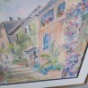 AQUARELLE MAISON FLEURIE 