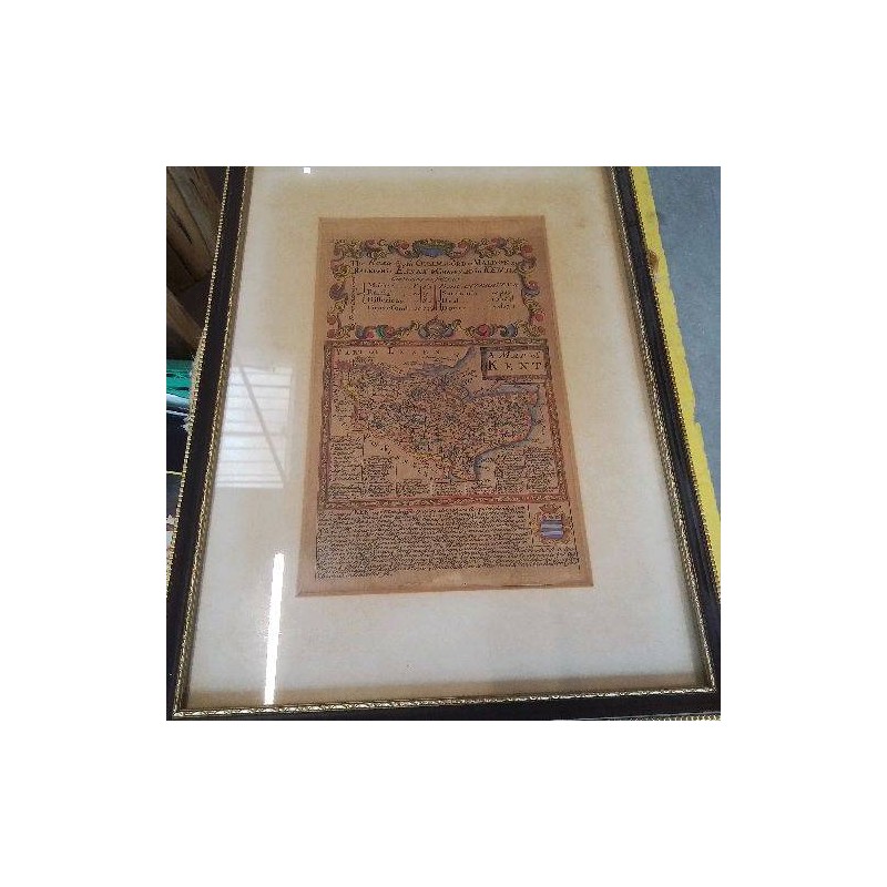 CARTE ANCIENNE KENT ANGLETERRE ANCIENNE 