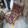 FAUTEUIL CHESTERFIELD VICTORIA CUIR 