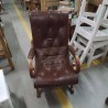 FAUTEUIL CHESTERFIELD VICTORIA CUIR 