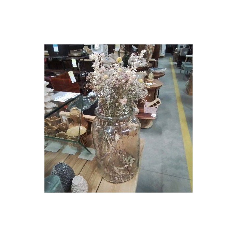 POT VERRE TGM FLEURI 