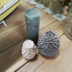 LOT 3 BOUGIES. DÉCO 