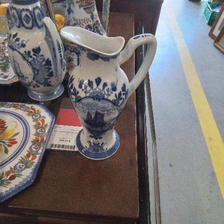 AIGUIERE DÉCOR BATEAUX DELFT