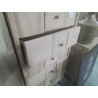 65/ CHIFFONNIER DAMIER TECK 5 TIROIRS 60*45*120 CM