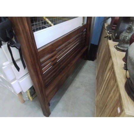LIT BALDAQUIN PALISSANDRE 160 X 200