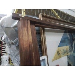 LIT BALDAQUIN PALISSANDRE 160 X 200