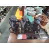 TRIO STATUETTES RESINE SINGES DE LA SAGESSE