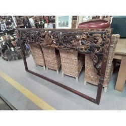 CHASSIS MIROIR ASIATIQUE DRAGONS 198 X 112