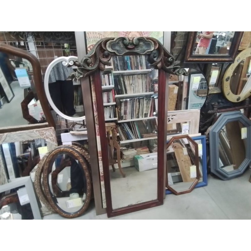 MIROIR ASIATIQUE ANC AVEC OEIL DE PROTECTION