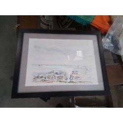 AQUARELLE PAYSAGE JM CATRY