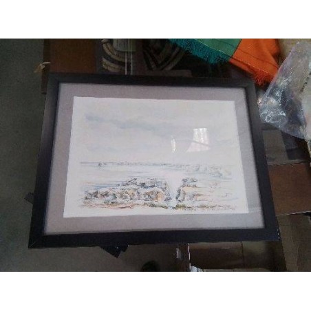 AQUARELLE PAYSAGE JM CATRY
