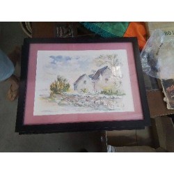 AQUARELLE PAYSAGE JM CATRY
