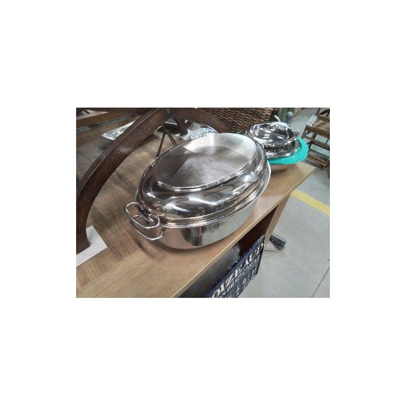 BRASSIÈRE INOX INDUCTION COUVERCLE INOX 